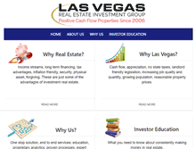 Tablet Screenshot of lasvegasrealestateinvestmentgroup.com